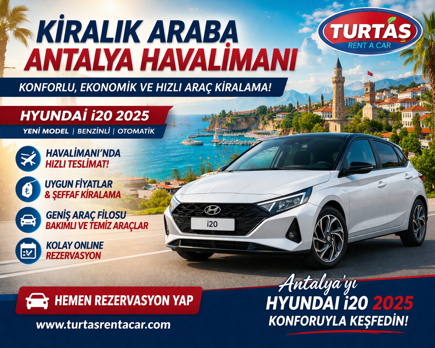 Kiralık Araba Antalya Havalimanı