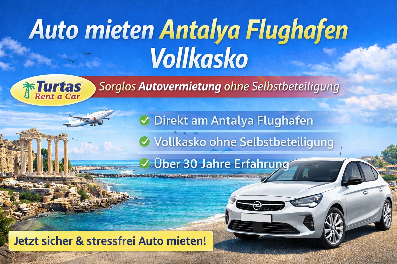 auto mieten antalya flughafen vollkasko