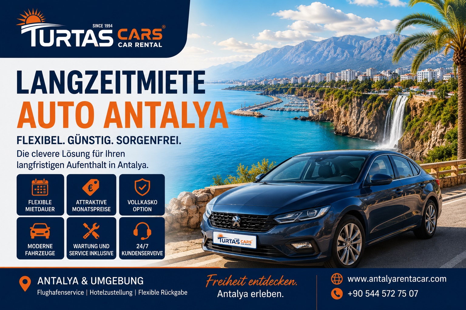 Langzeitmiete Auto Antalya