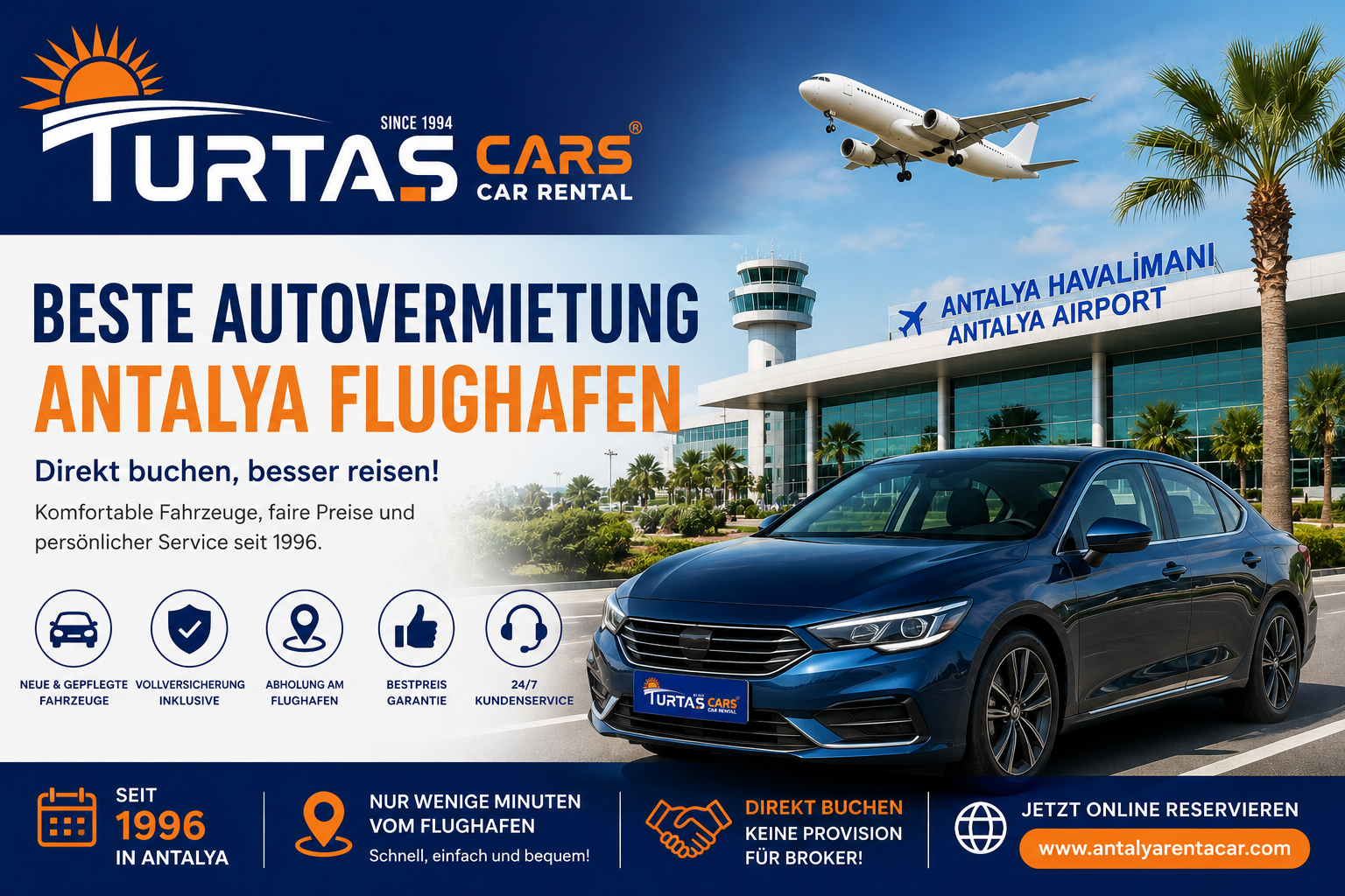 Beste Autovermietung Antalya Flughafen